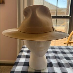 Vintage DOBBS Fifth Avenue NY Rothchild’s Fedora Rancher Hat 1960’s